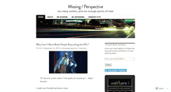 Desktop Screenshot of missingperspective.com